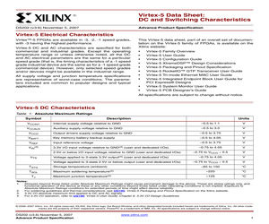 XC5VLX110-1FF1153C.pdf