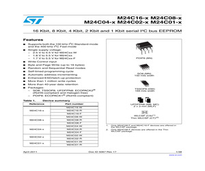 M24C01-WDW3TG/S.pdf