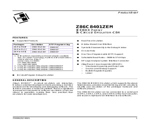 Z86C8401ZEM.pdf