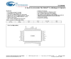 CY28446LFXCT.pdf