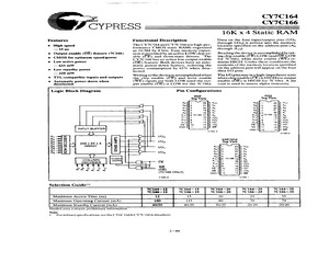 CY7C164-12VCT.pdf