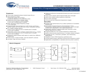 CY25423SXCT.pdf