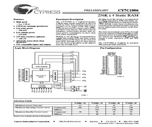 CY7C1006-20DMB.pdf