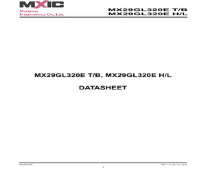 MX29GL320EBTI-70G/TRAY.pdf