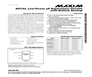 MAX6364PUT46+.pdf