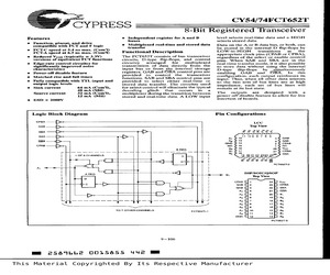 CY74FCT652ATPC.pdf