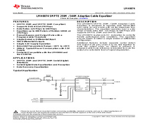 LMH0074SQ/NOPB.pdf