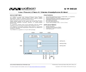 WM9010ECSN/R.pdf