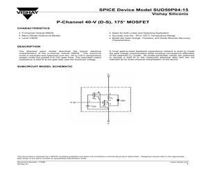 SUD50P04-15 SPICE DEVICE MODEL.pdf