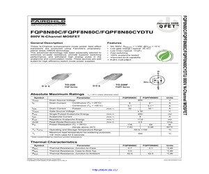 FQP8N80C.pdf